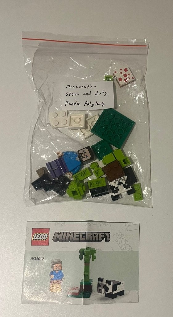 Lego Minecraft Polybags, Minecraft, Ensemble complet, Comme neuf, Enlèvement