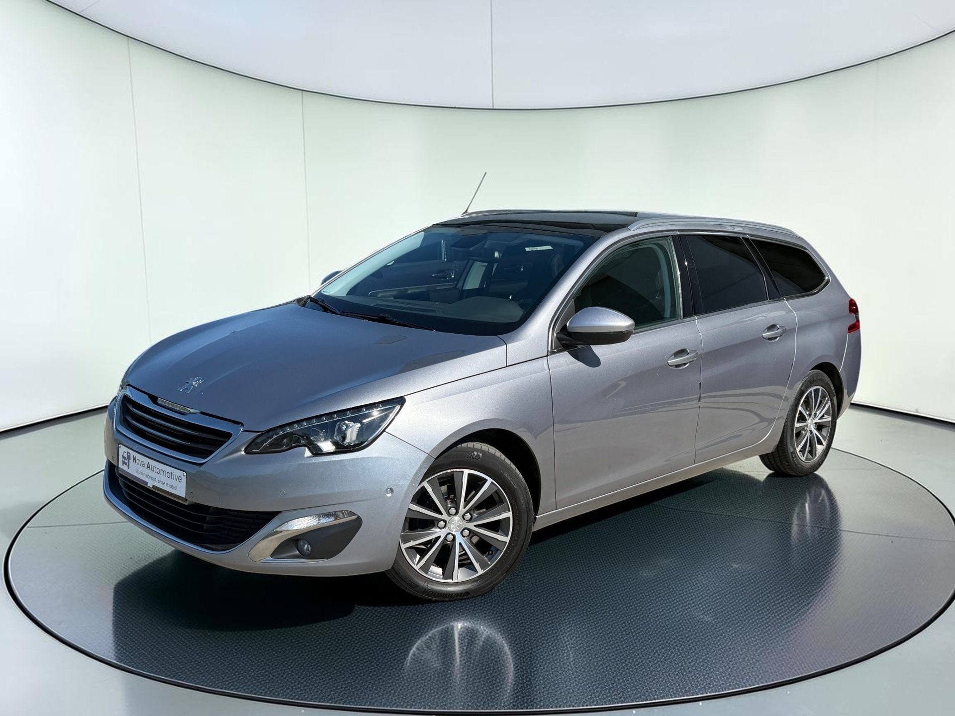 Peugeot 308 SW Allure Autom, Camera, Pano, LED, Leder, Full, Cuir, Argent ou Gris, Achat, Euro 6