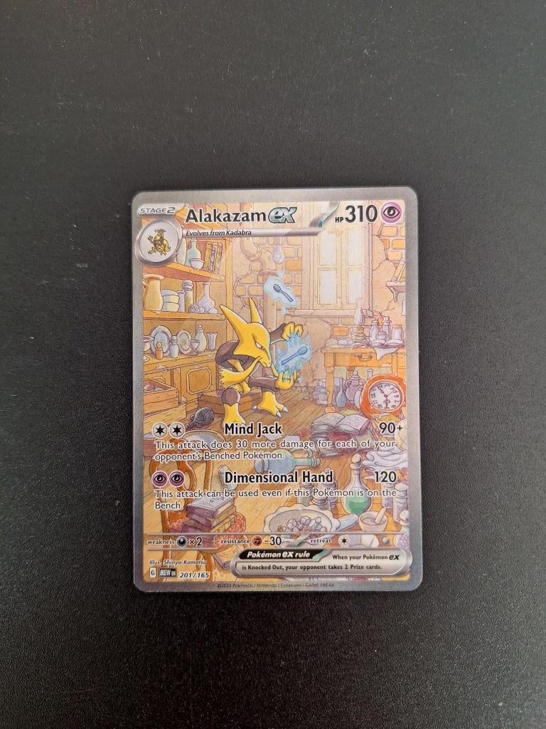 Pokémon Alakazam ex (MEW 201), Ophalen of Verzenden, Nieuw, Losse kaart