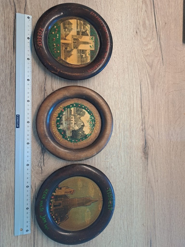 deco schoteltjes hout Tisselt, Ophalen