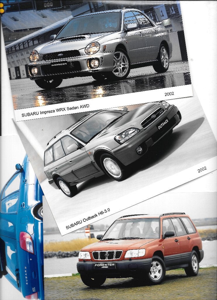 SUBARU, photos d'usine 2002, Livres, Enlèvement ou Envoi, Comme neuf, Autres marques