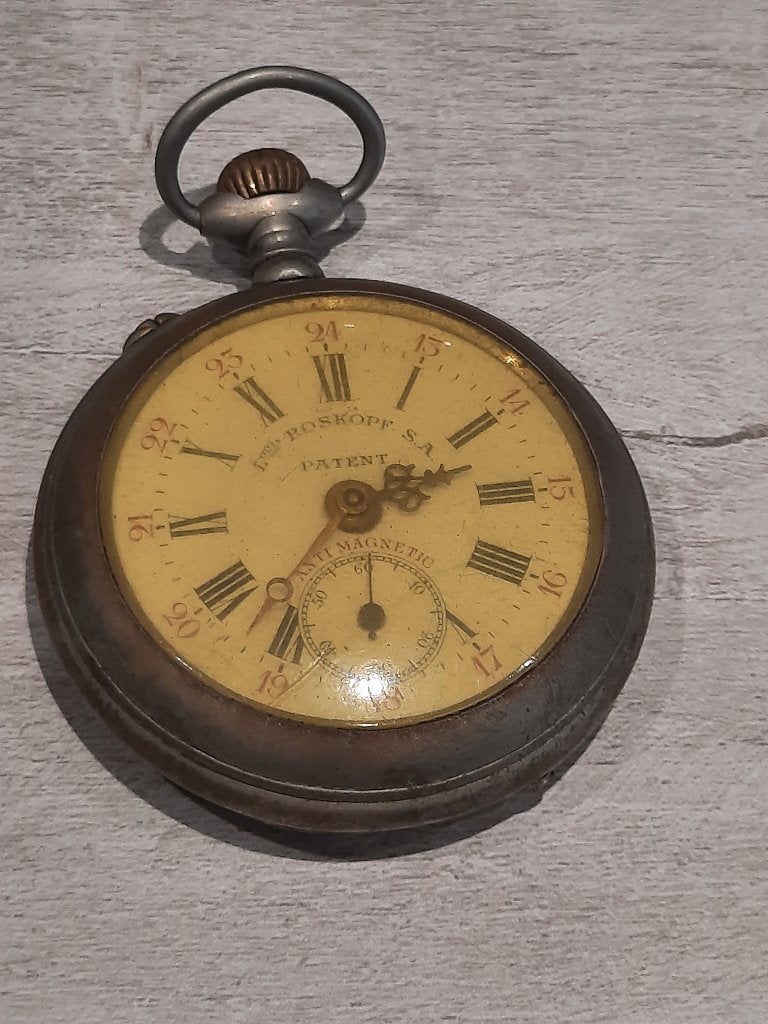 Louis Roskopf S.A. Original Swiss 1906, Autres marques, Enlèvement ou Envoi, 1900 à 1930, Montre de poche