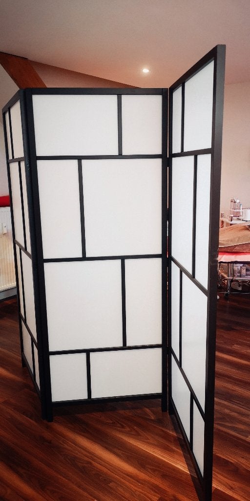 IKEA RISÖR Kamerscherm — Sfeervolle Roomdivider, Huis en Inrichting, Woonaccessoires | Kamerschermen, Ophalen, Zo goed als nieuw