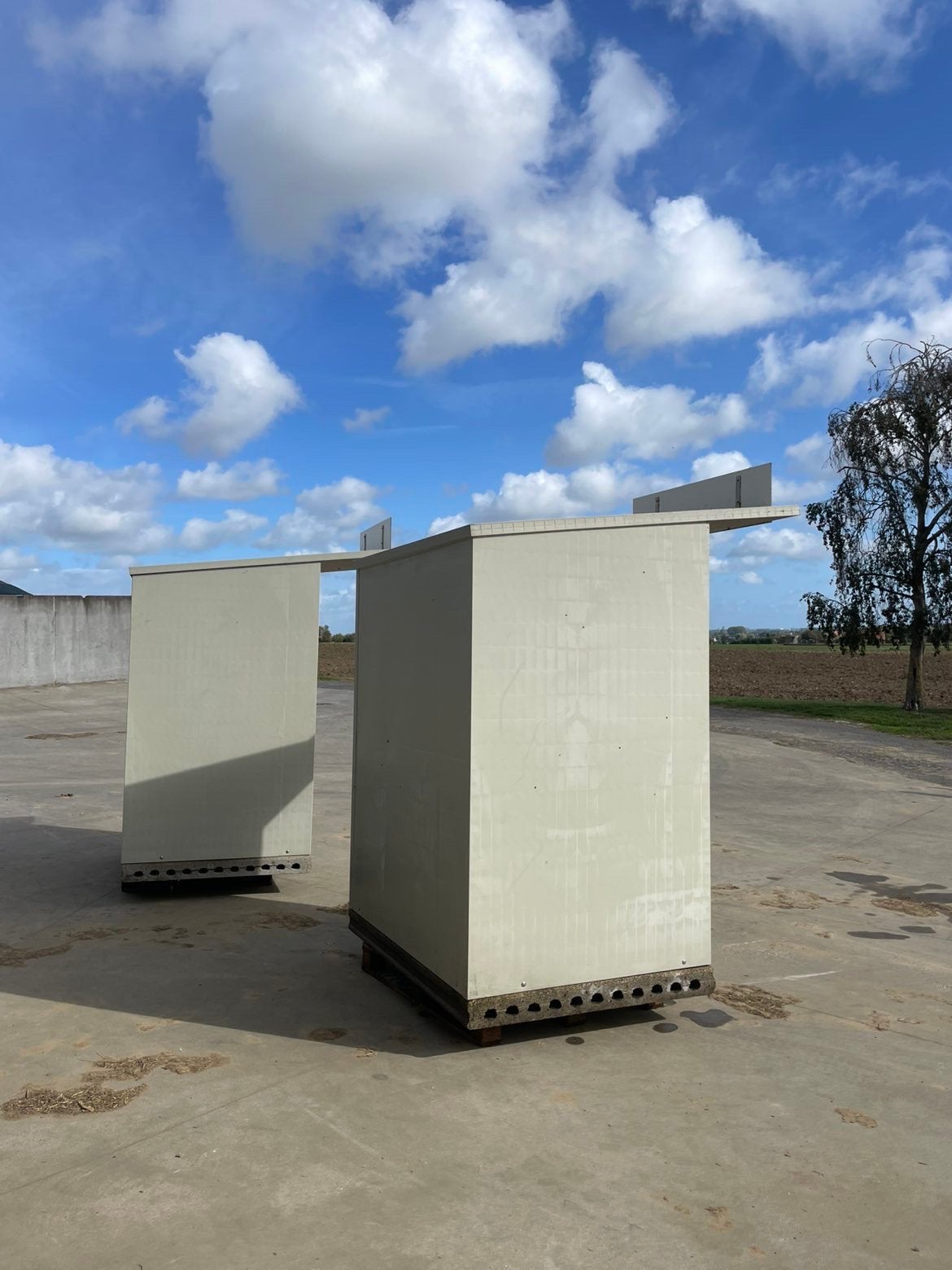 2x kraampje voor hoeveverkoop, Ophalen