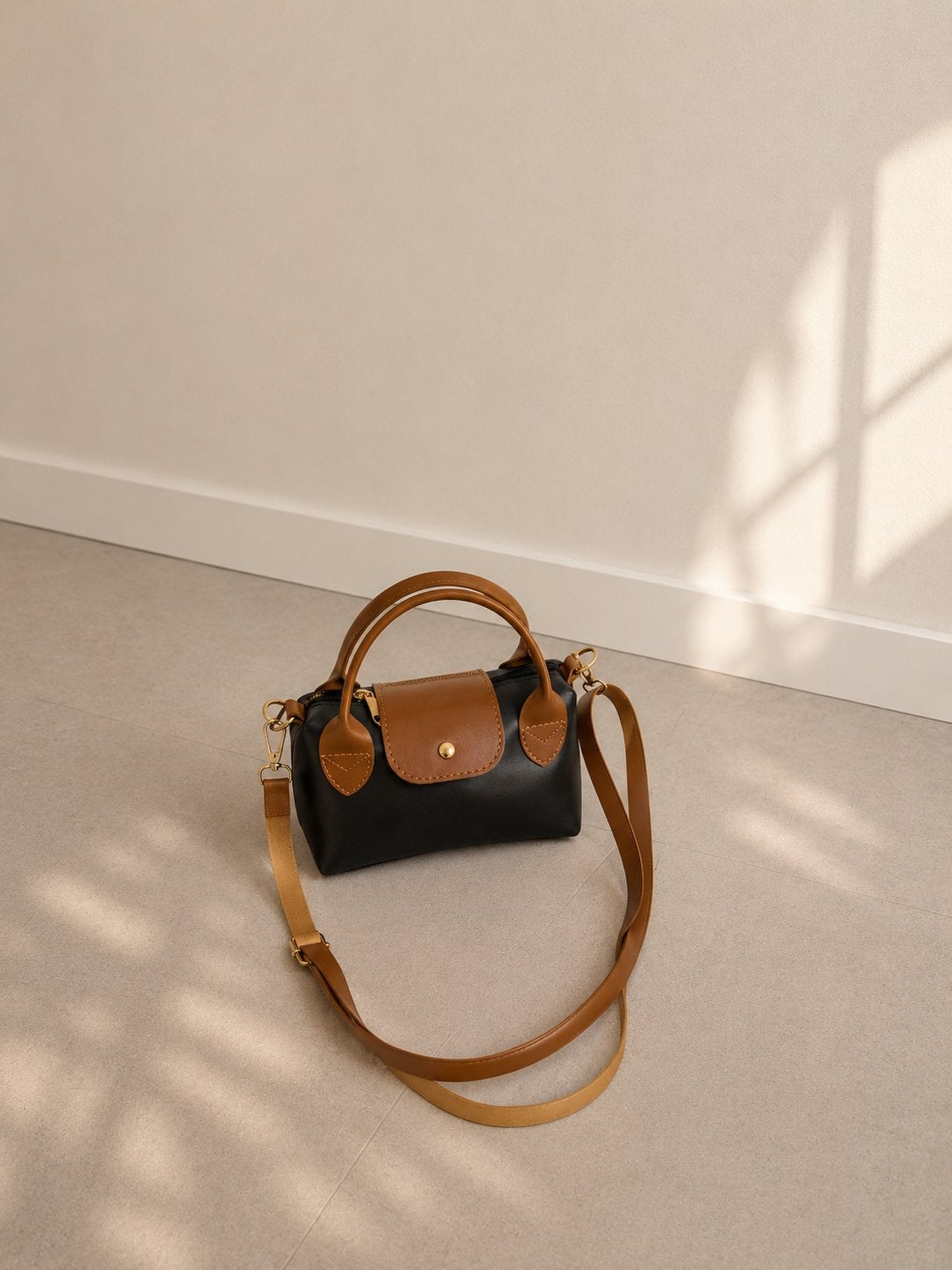 Mini-handtas, Handtassen en Accessoires, Ophalen, Nieuw, Zwart, Schoudertasje