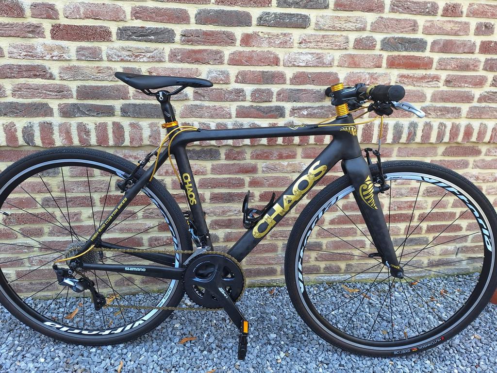 Full carbon gravelbike, Ophalen, Zo goed als nieuw