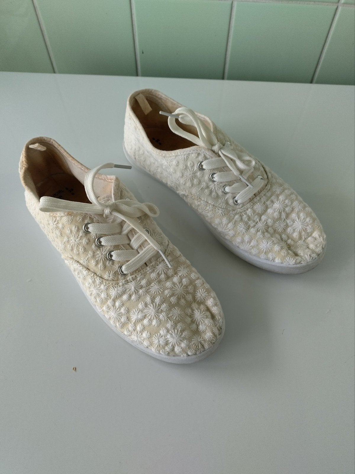 Sneakers maat 39 AFHALING LEES BESCHRIJVING, Ophalen, Primark, Wit, Sneakers