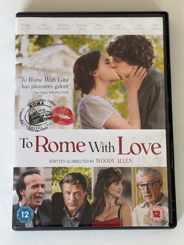 Woody Allen - To Rome with Love (DVD) Import, Cd's en Dvd's, Dvd's | Komedie, Gebruikt, Romantische komedie, Vanaf 12 jaar, Ophalen of Verzenden