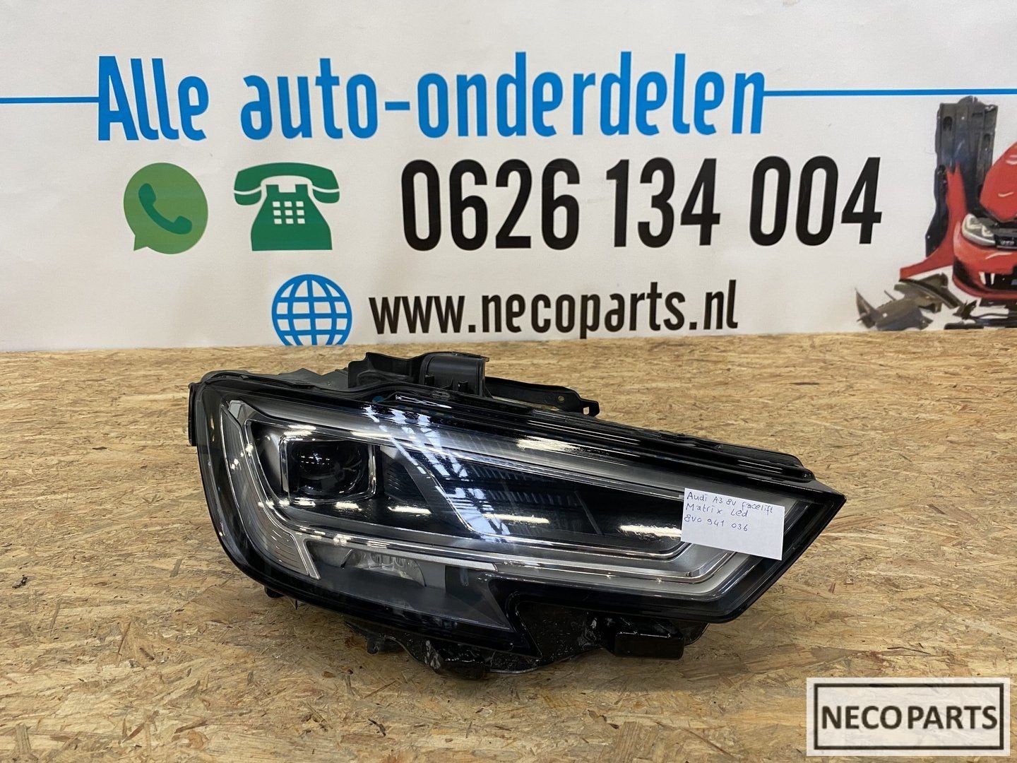 Audi A3 8V RS3 facelift matrix led koplamp rechts 8V0941036, -, Audi, Utilisé, -
