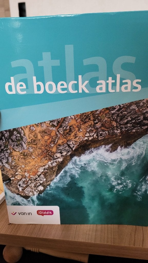 De Boeck Atlas, softcover editie 2024, Boeken, Schoolboeken, Ophalen, ASO, Van In, Aardrijkskunde