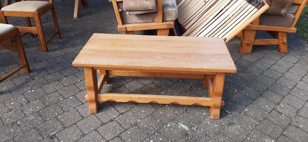 Zithoek met salontafeltje, Ophalen, Gebruikt, Hout, Klassiek