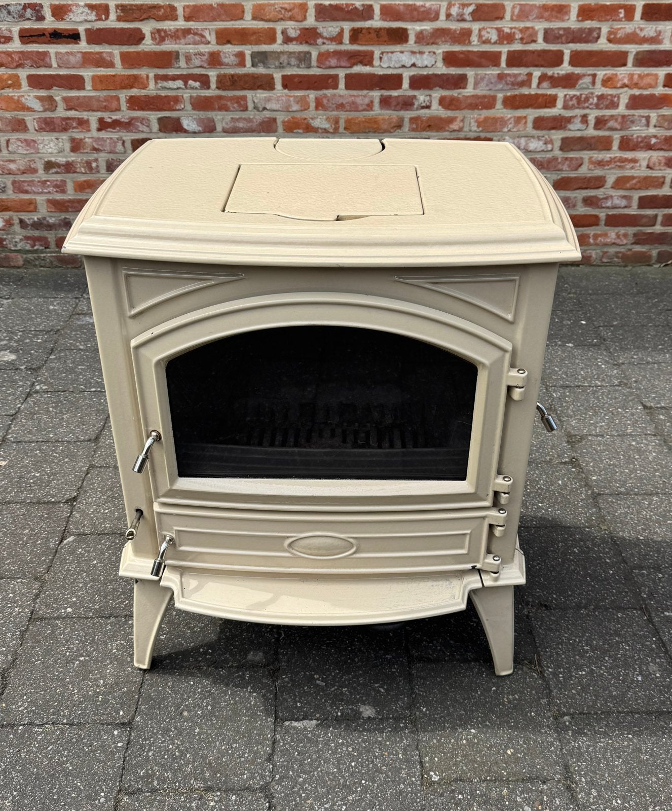 Hout-en kolenkachel Dovre, Huis en Inrichting, Kachels, Gebruikt, Allesbrander, Hout, Ophalen