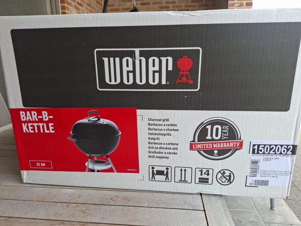 Nieuwe Weber Bar-B-Kettle 57cm - ongeopend, Ophalen, Nieuw, Weber