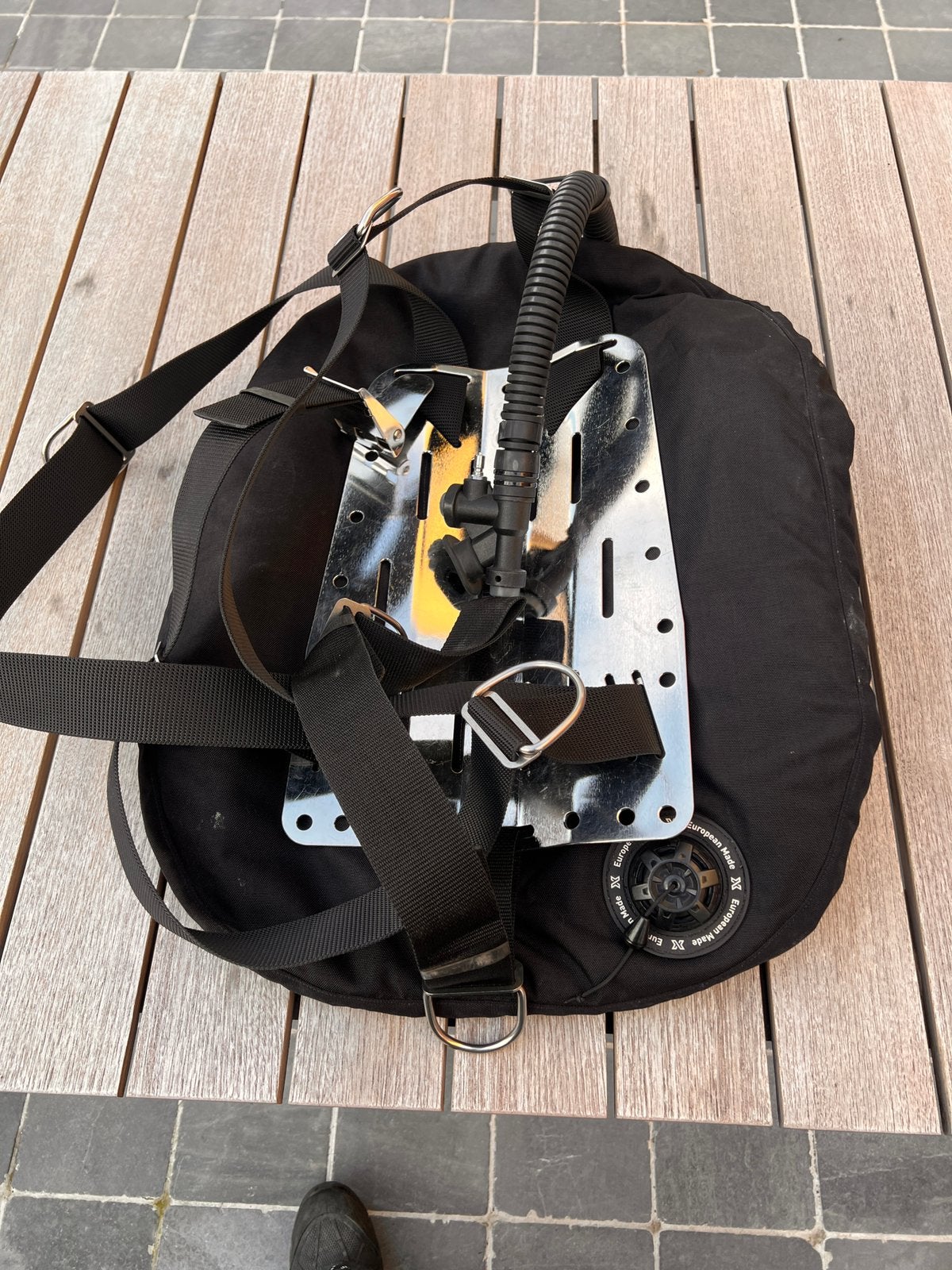 Xdeep zeos 38 dir wing met stalen backplate, Sports nautiques & Bateaux, Enlèvement ou Envoi, Gilet de stabilisation