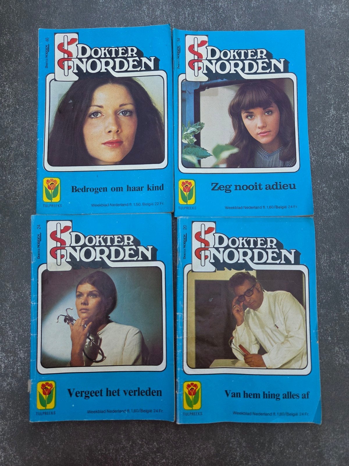4 boekjes Dokter Norden, Ophalen of Verzenden