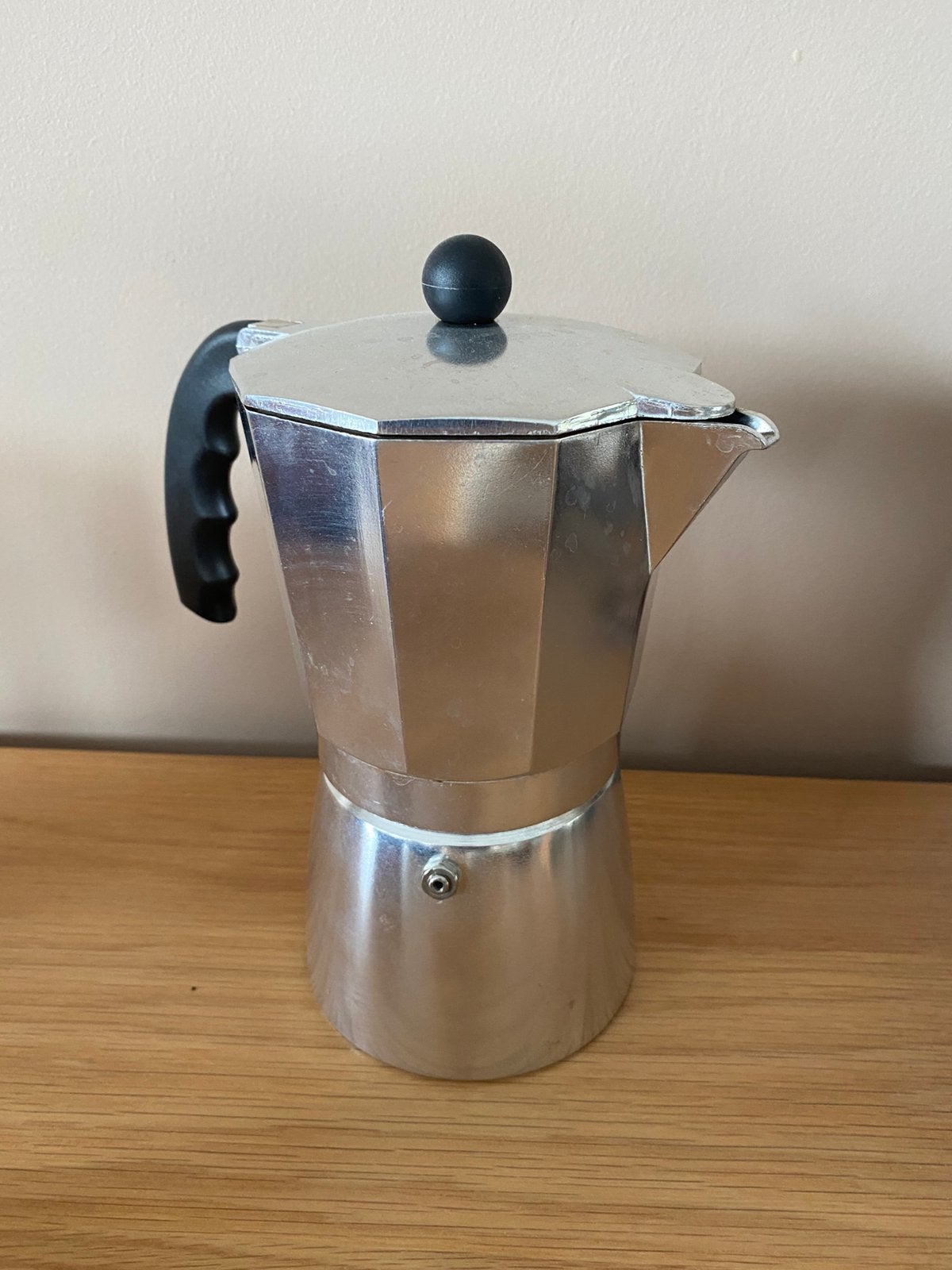 Cafetière italienne Moka en aluminium, Ophalen of Verzenden, Zo goed als nieuw