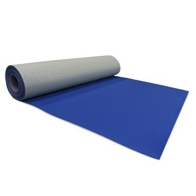 Blauwe loper voor beurs of modeshow, Blauw, 150 tot 200 cm, Ophalen of Verzenden, Nieuw