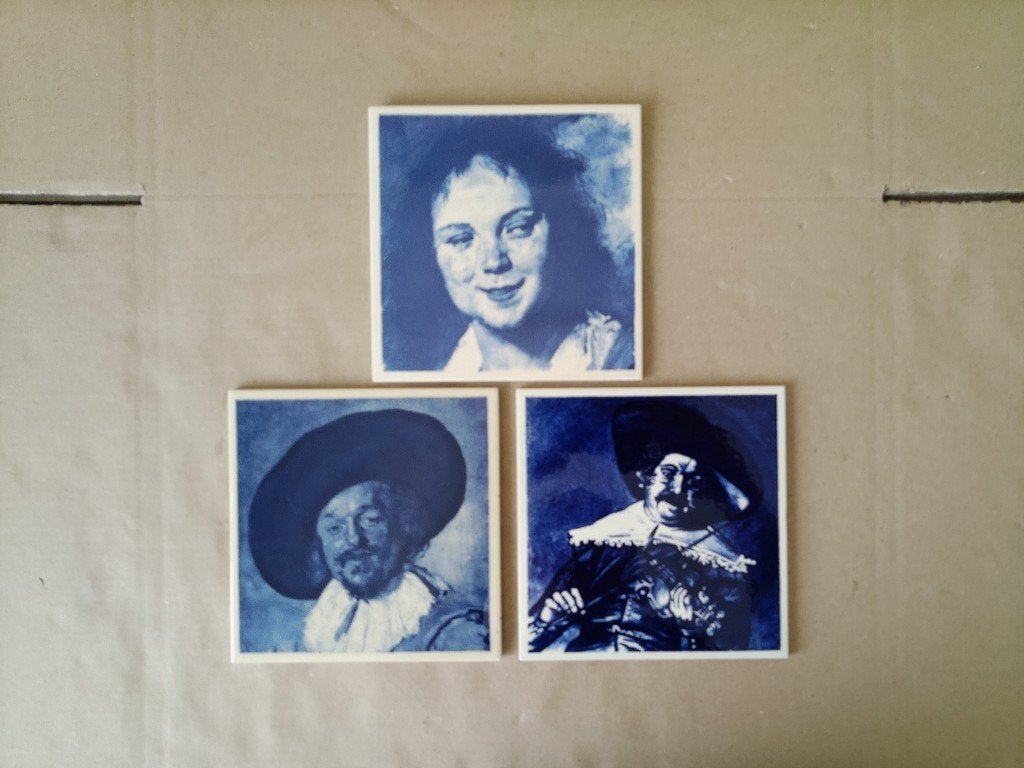 Curiosa vintage Mosa tegel Frans Hals 19 euro per stuk 1970, Antiek en Kunst, Ophalen of Verzenden