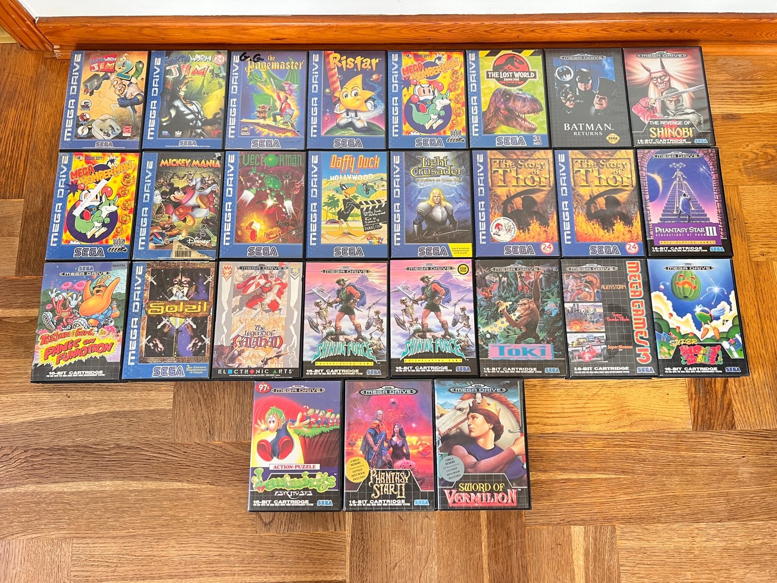 LOT DE 27 JEUX SEGA MEGADRIVE PAL - COMPLET / BOITE, Enlèvement ou Envoi, Comme neuf