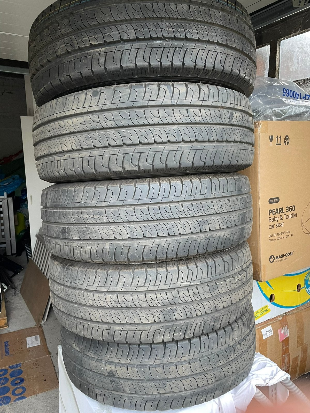 Set van 5x Goodyear EfficientGrip Cargo 215/65 R16C 109/107T, Auto-onderdelen, Banden en Velgen, Ophalen, 16 inch, Band(en), Zomerbanden