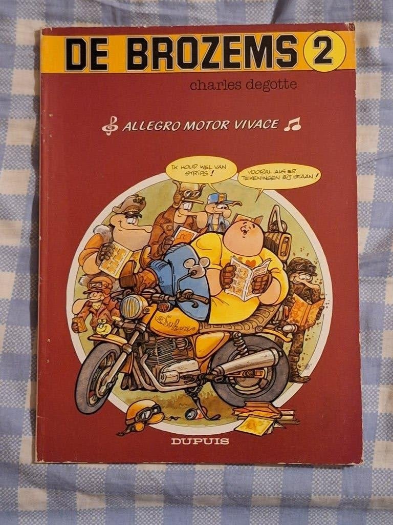 de brozems 2: allegro motor vivace, Boeken, Eén stripboek, Ophalen of Verzenden, Gelezen