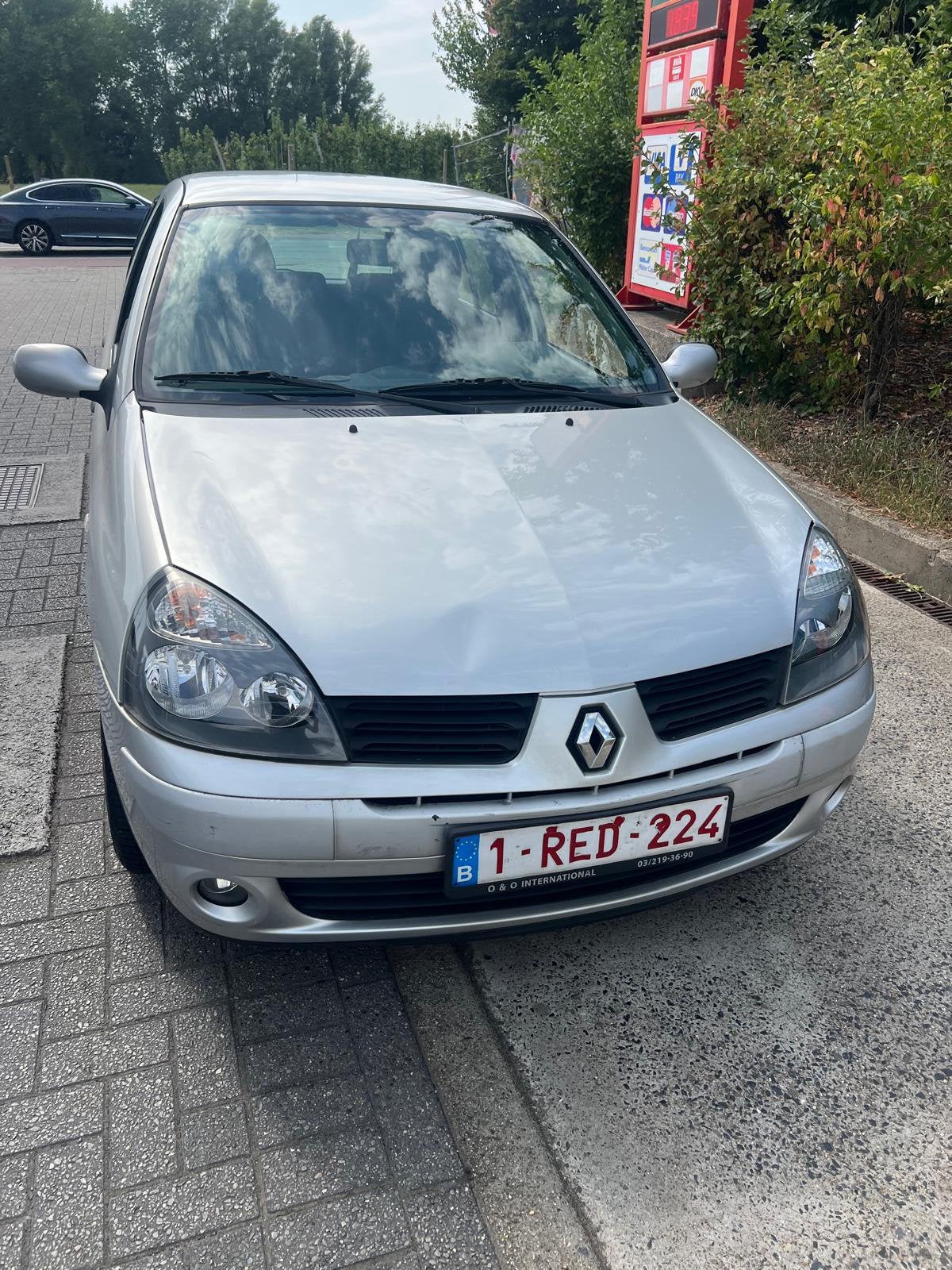 Renault clio, Stof, 72 kW, Euro 4, Zilver of Grijs