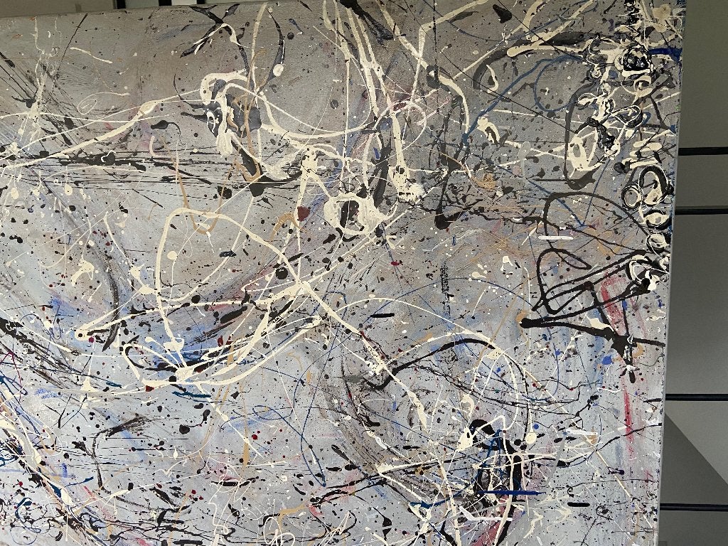Modern schilderij stijl Pollock, Enlèvement