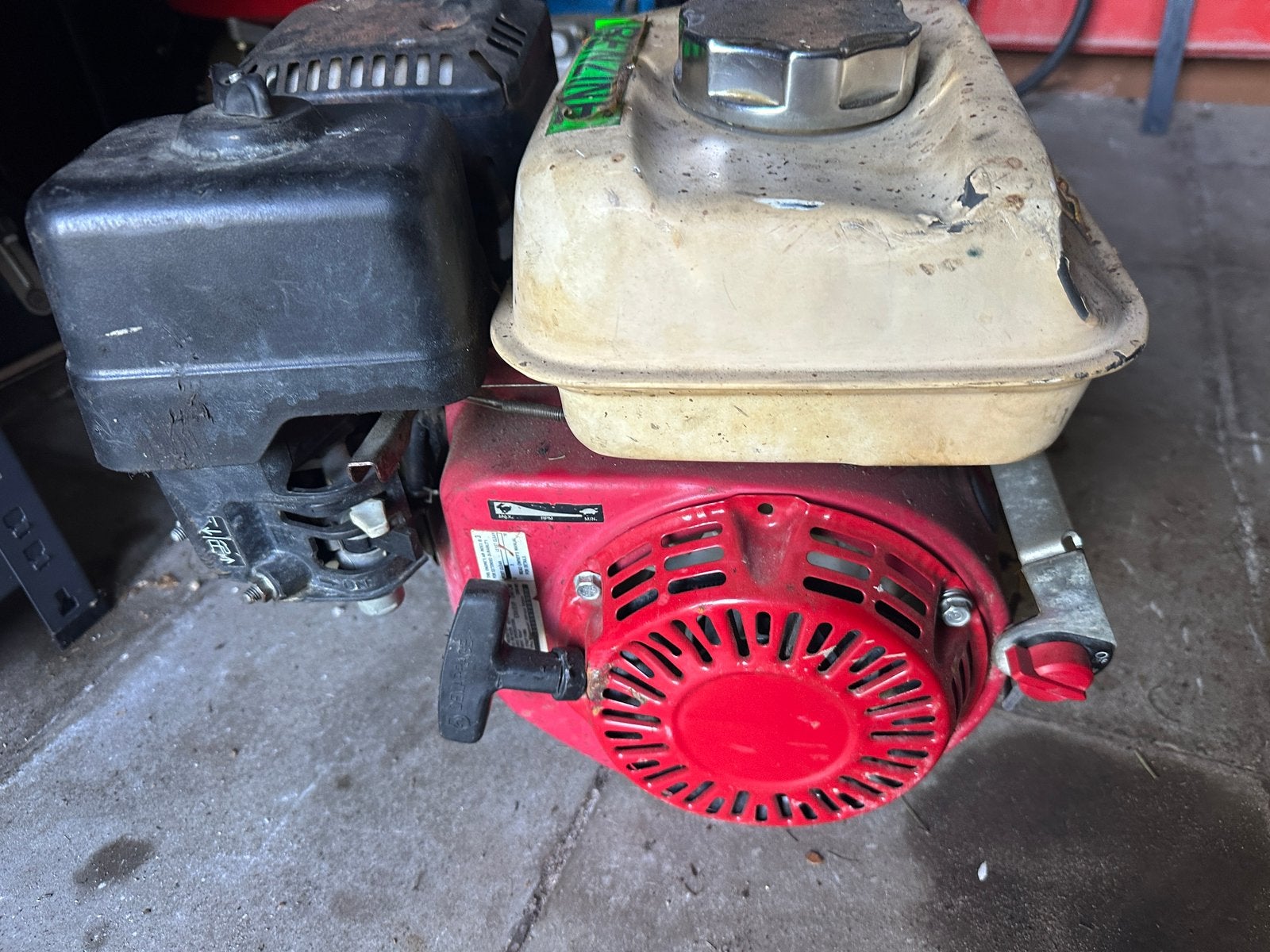 Motor Honda GX160, Doe-het-zelf en Bouw, Ophalen, Zo goed als nieuw