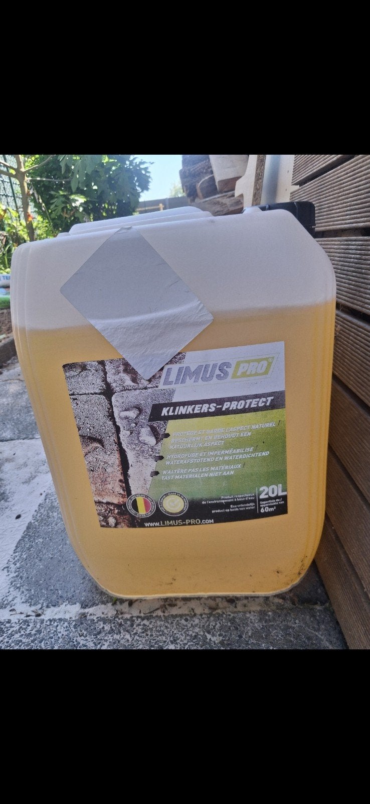 Klinkers LIMUS PRO transparant waterdichtingsmiddel — 50L, Tuin en Terras, Tegels en Klinkers, Ophalen, Zo goed als nieuw, Overige typen