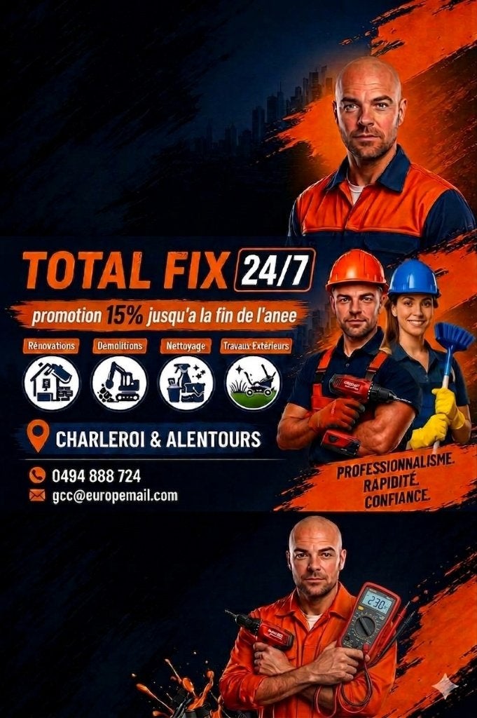TOTAL FIX 24/7 -Probleemoplossing,renovatie en multiservices, Doe-het-zelf en Bouw, Ophalen