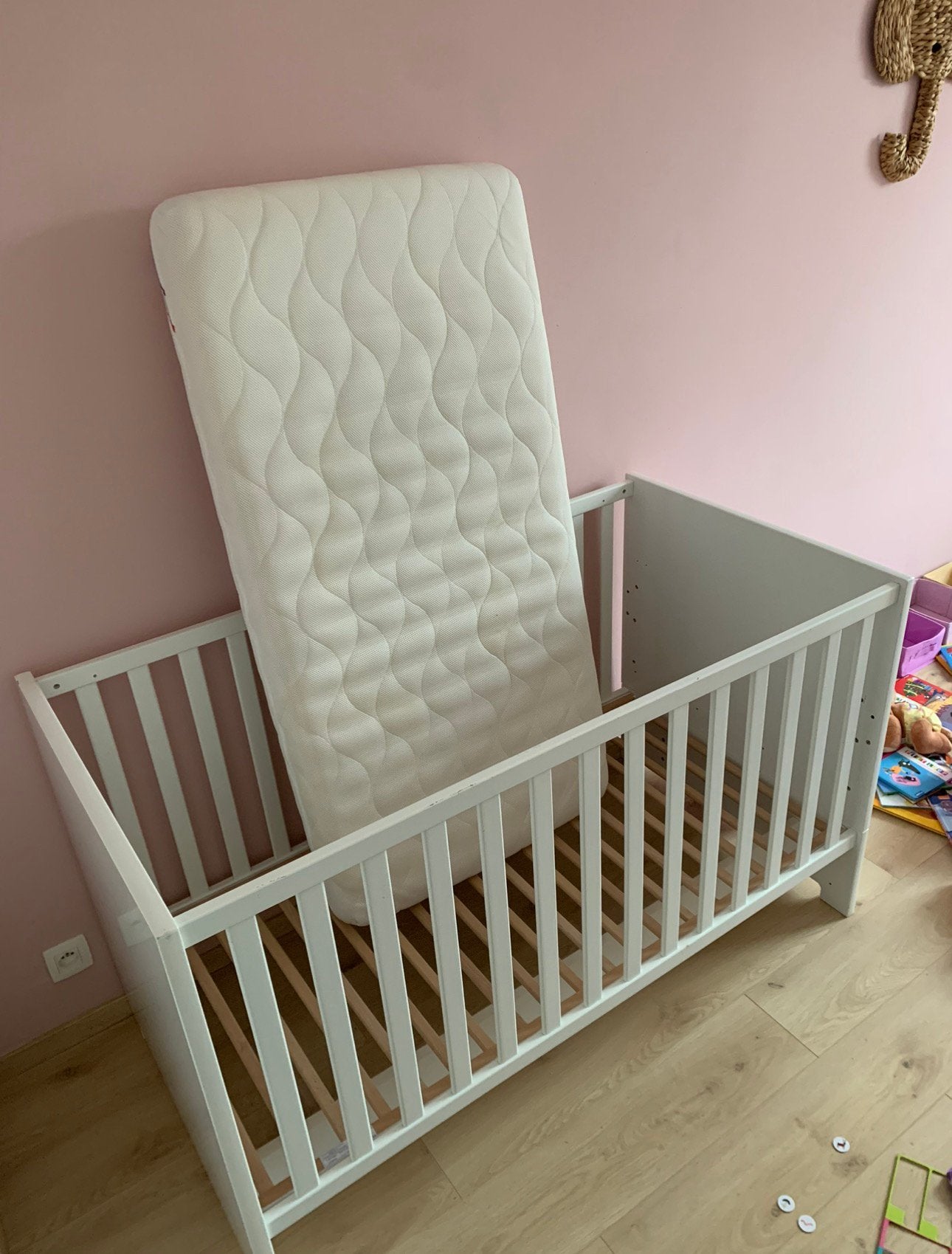 Lit à barreaux evolutif, Kinderen en Baby's, Kinderkamer | Complete kinderkamers, Ophalen, Zo goed als nieuw, Jongetje of Meisje