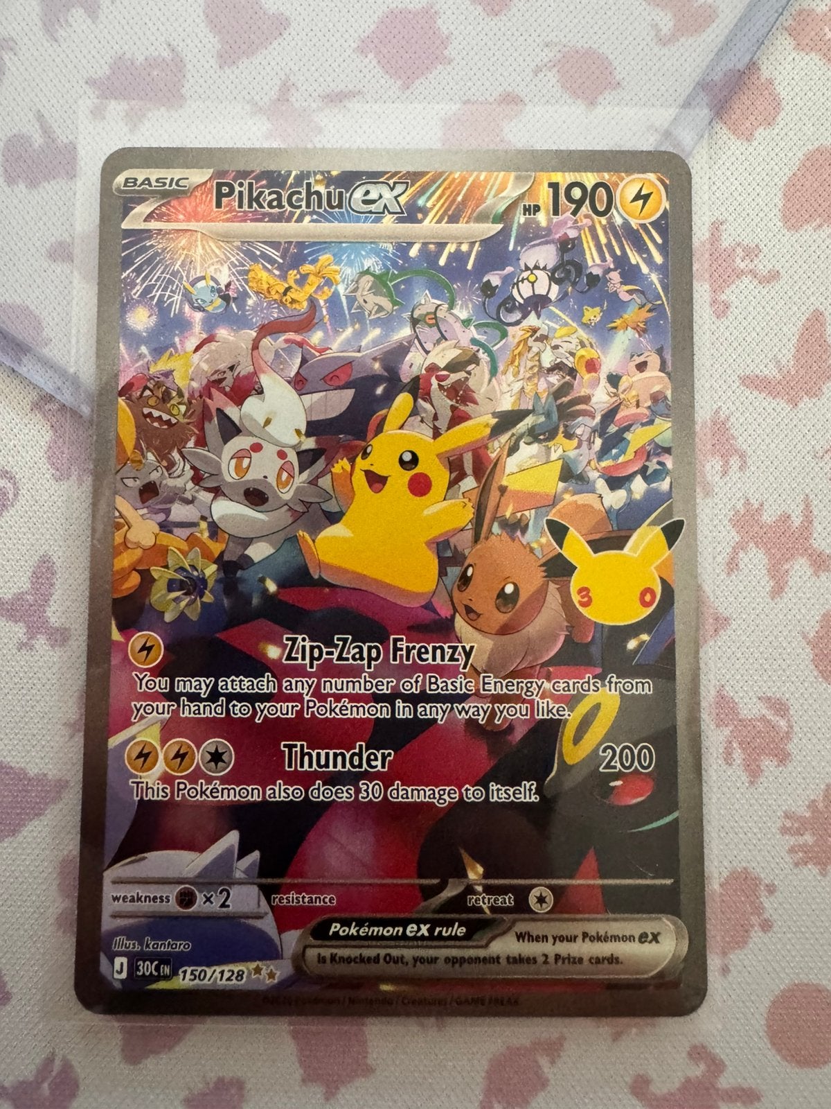 Pikachu ex – Pokémon 30ste Verjaardag, Ophalen, Nieuw