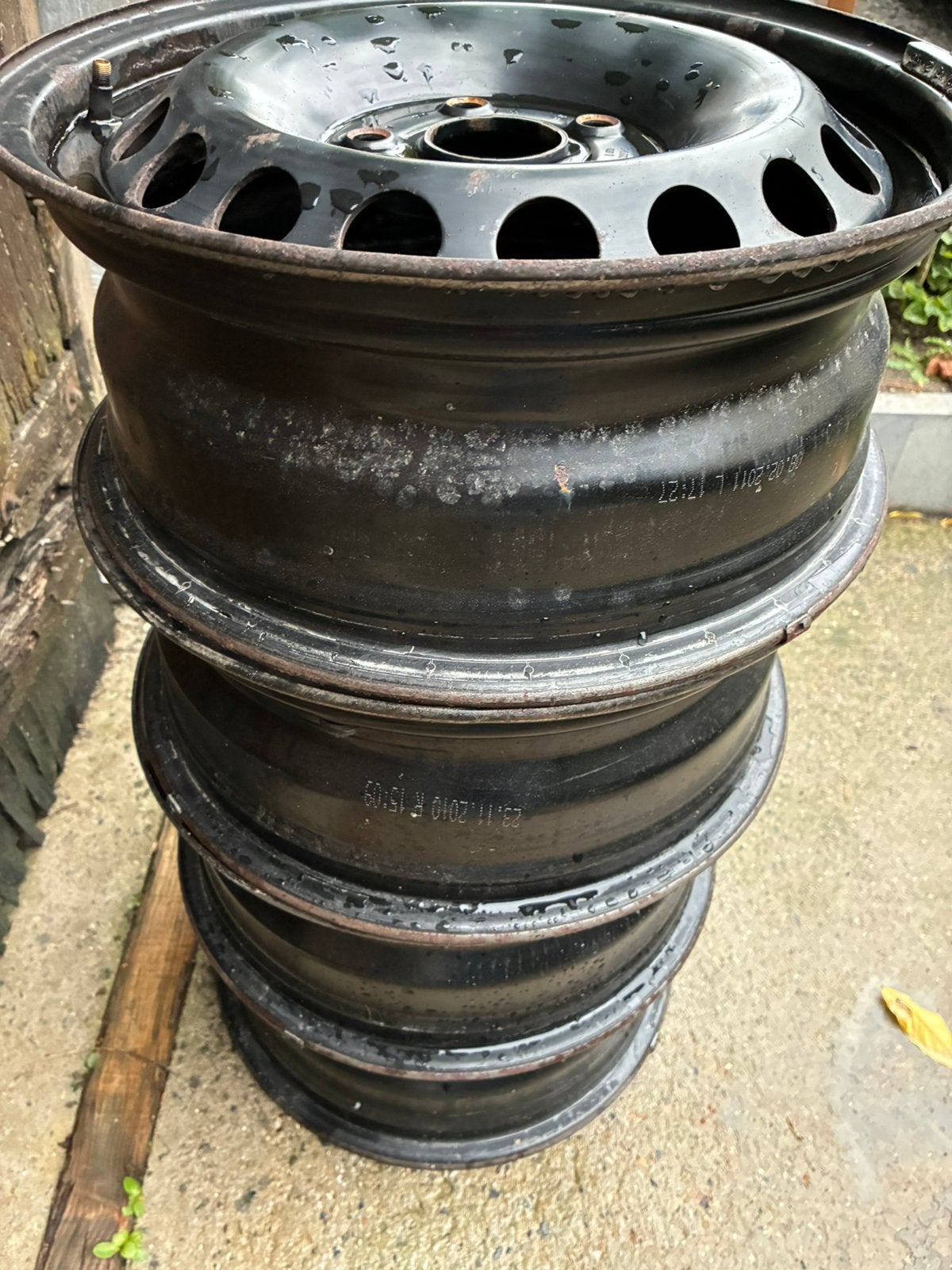 4x Jantes pour groupe VAG, Enlèvement, 15 pouces, Pneus hiver, Pneu(s)