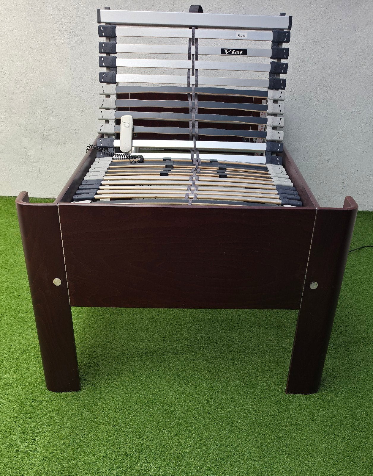 Auping Auronde Bed 90x200cm 48cm Hoog Elektrisch Verstelbaar, Ophalen, Auping