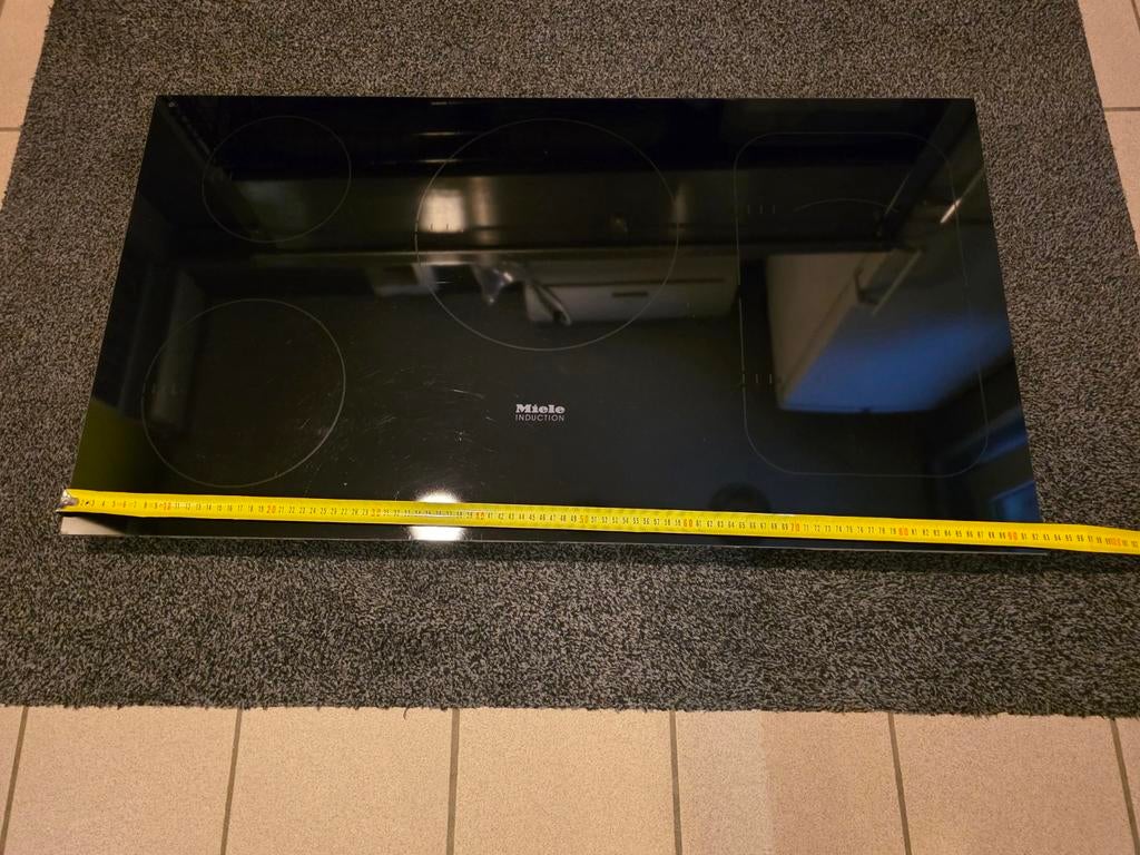 Miele Inductie kookplaat met inbouw afzuiging, Elektronische apparatuur, Kookplaten, Ophalen, Inbouw, Inductie