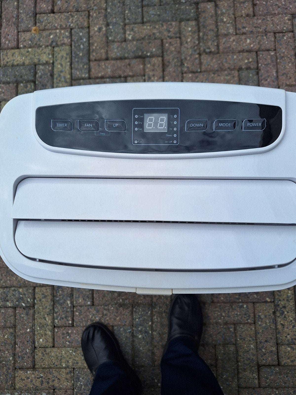 Mobiele airco, Ophalen, Mobiele airco, Afstandsbediening