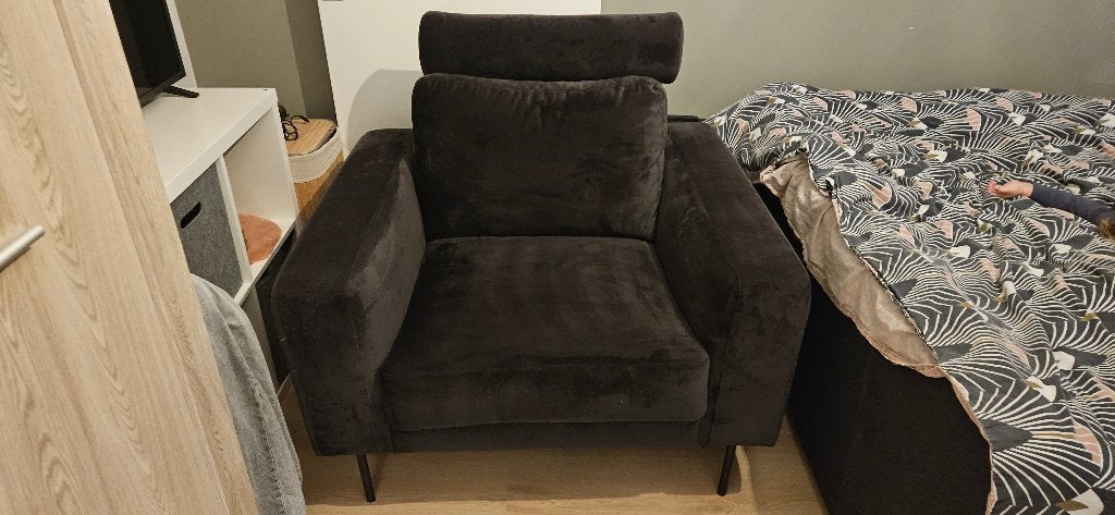 Zetel, Huis en Inrichting, Ophalen, Eenpersoons, 75 tot 100 cm, Zo goed als nieuw