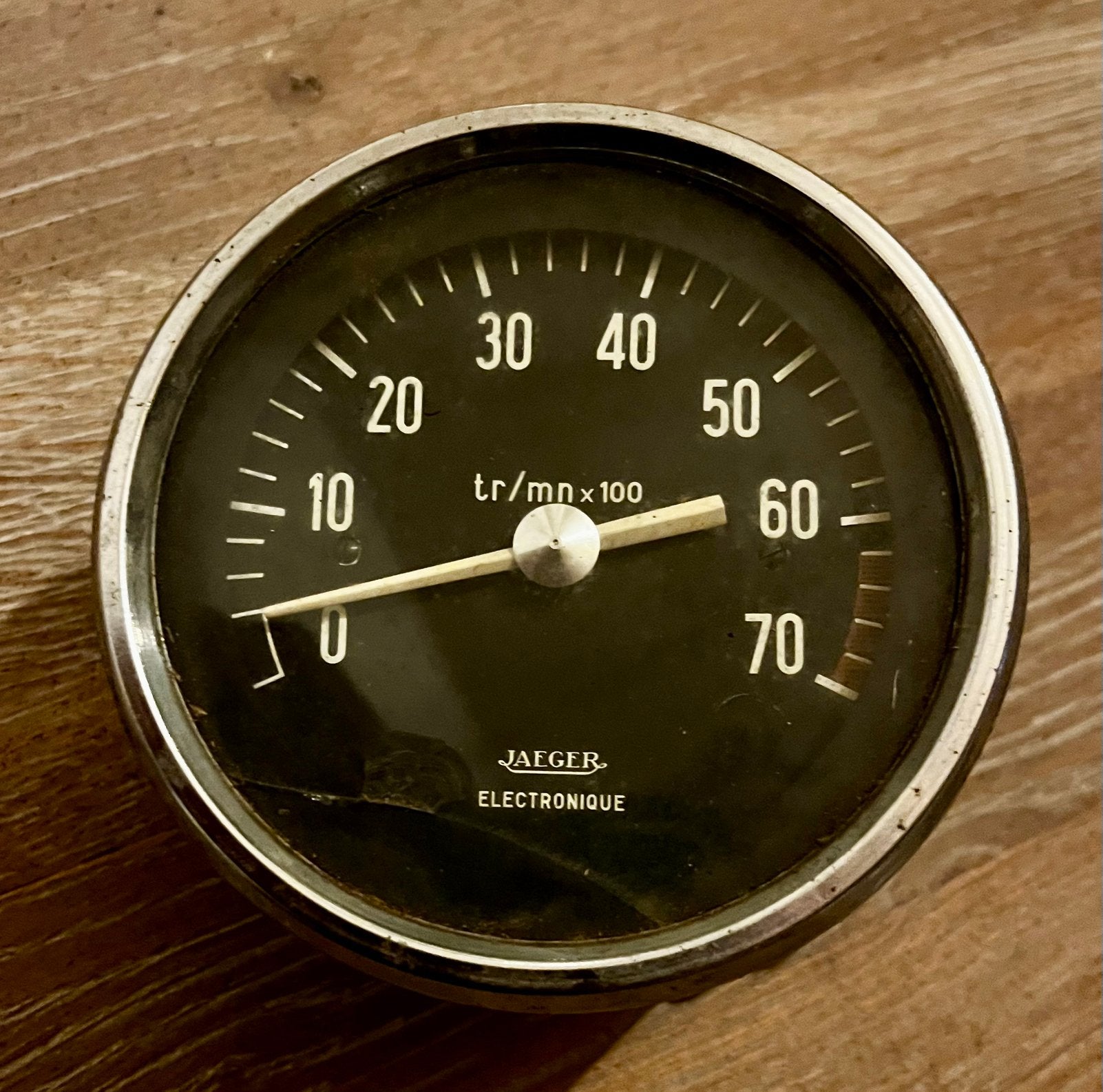 Vintage Jaeger toerenteller, Auto-onderdelen, Ophalen of Verzenden, Gebruikt