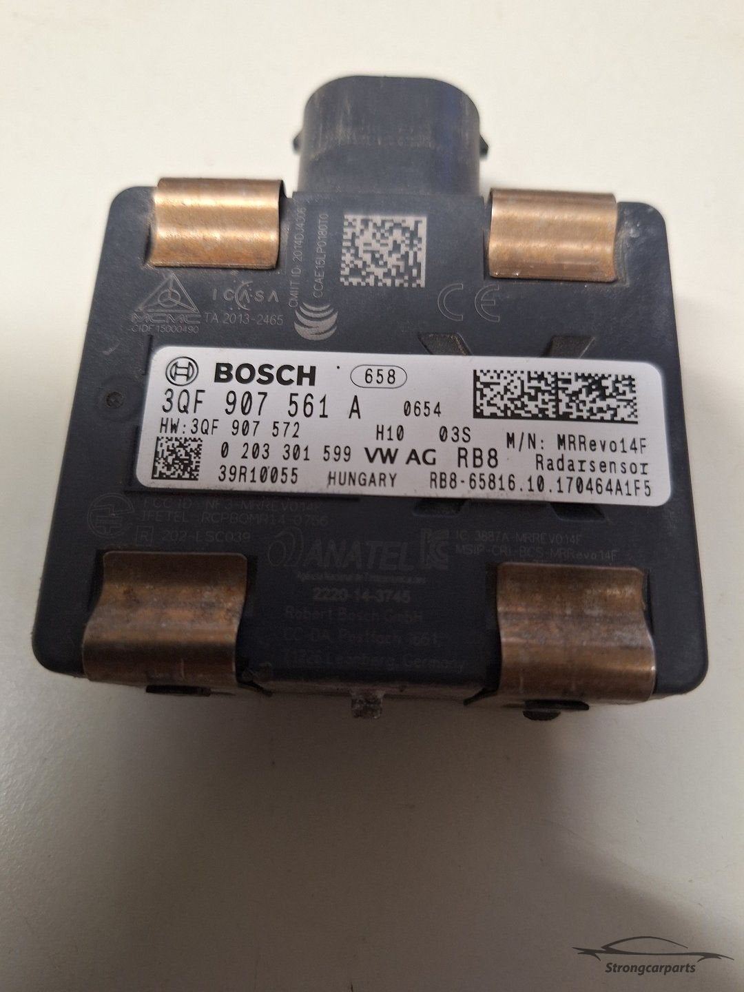 ACC Sensor Afstandssensor VW Golf VII 7 3QF907561A Radarsens, Volkswagen, -, Utilisé, -