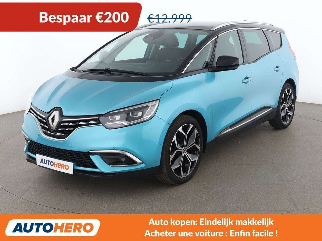 Renault Grand Scénic 1.3 TCe Intens (bj 2021), Voorwielaandrijving, Gebruikt, Blauw, 7 zetels