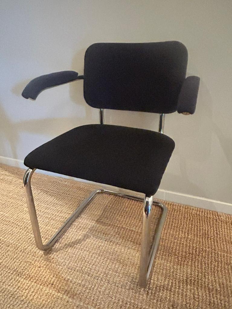 Fauteuil Marcel Breuer pour KNOLL, Maison & Meubles, Enlèvement, Neuf, Noir