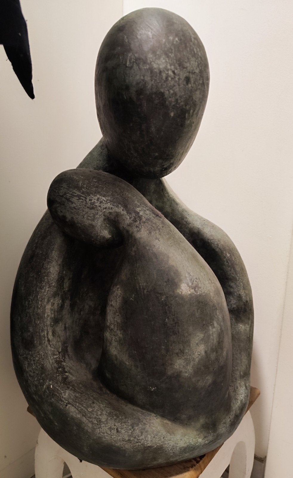 Sculpture en bronze exclusive « Affection » Mieke Deweerdt, Antiquités & Art, Enlèvement, Brons, Statue