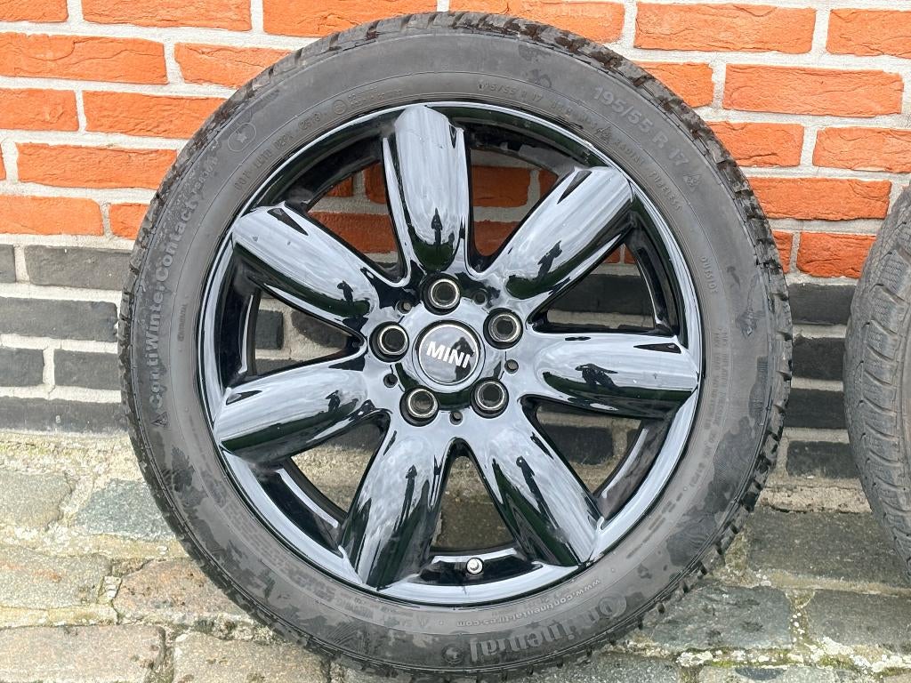 Jantes Mini Clubman 17 pouces avec pneus d'hiver, Pneus et Jantes, Pneus hiver, Véhicule de tourisme, 17 pouces