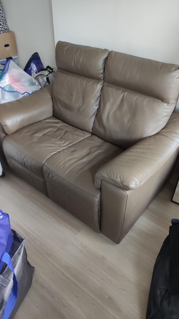 Canapé simili cuir à donner, Ophalen, 150 tot 200 cm, Tweepersoons, Zo goed als nieuw