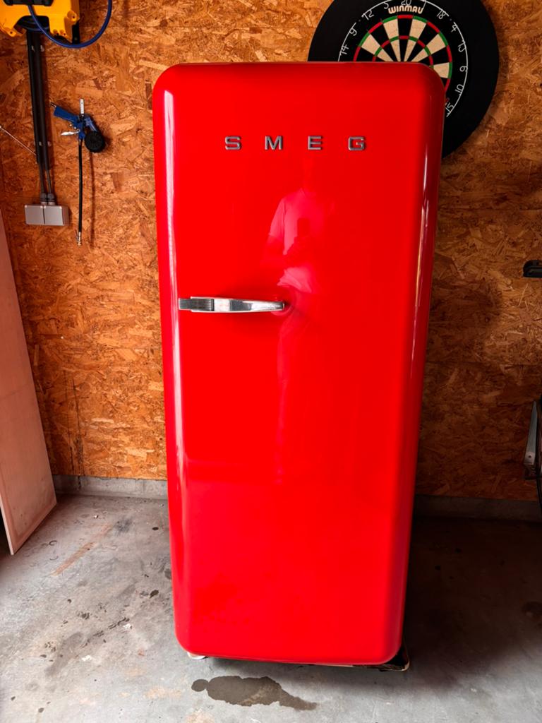 Smeg koelkast, Elektronische apparatuur, Koelkasten en IJskasten, Ophalen, Gebruikt, 200 liter of meer, 140 tot 160 cm