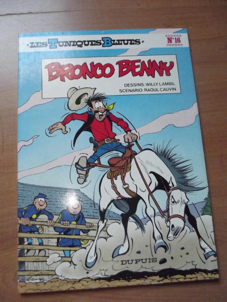 Tuniques Bleues 16. Bronco Benny / EO, Eén stripboek, Ophalen of Verzenden, Gelezen, Lambil/Cauvin