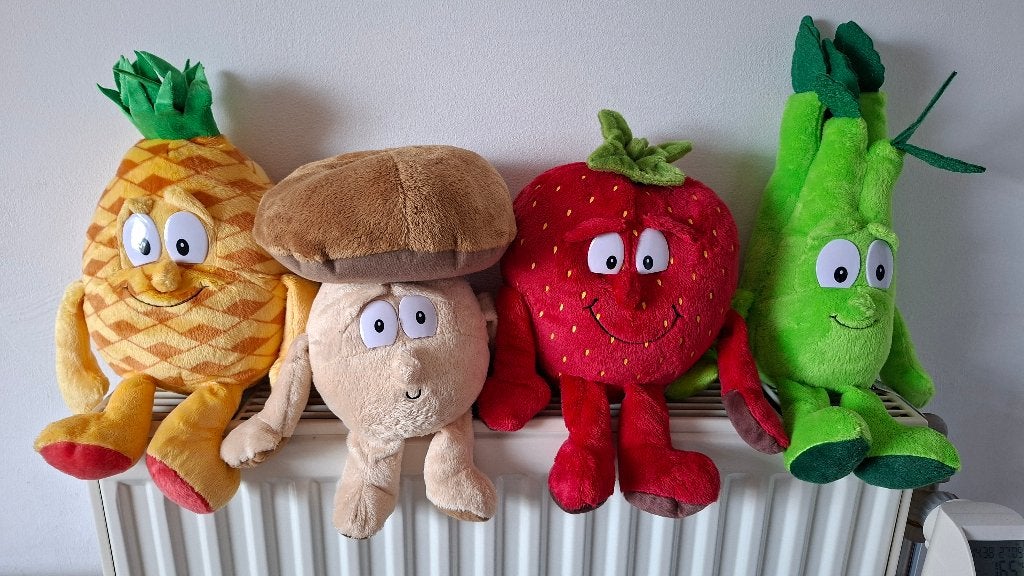 Knuffels Delhaize: groenten en fruit, Ophalen of Verzenden, Zo goed als nieuw, Overige typen, Overige merken