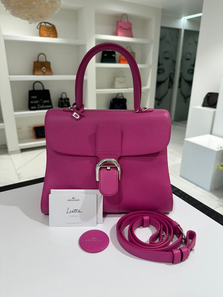 Delvaux Brillant MM Heliotrope, Bijoux, Sacs & Beauté, Sacs | Sacs Femme, Comme neuf, Enlèvement