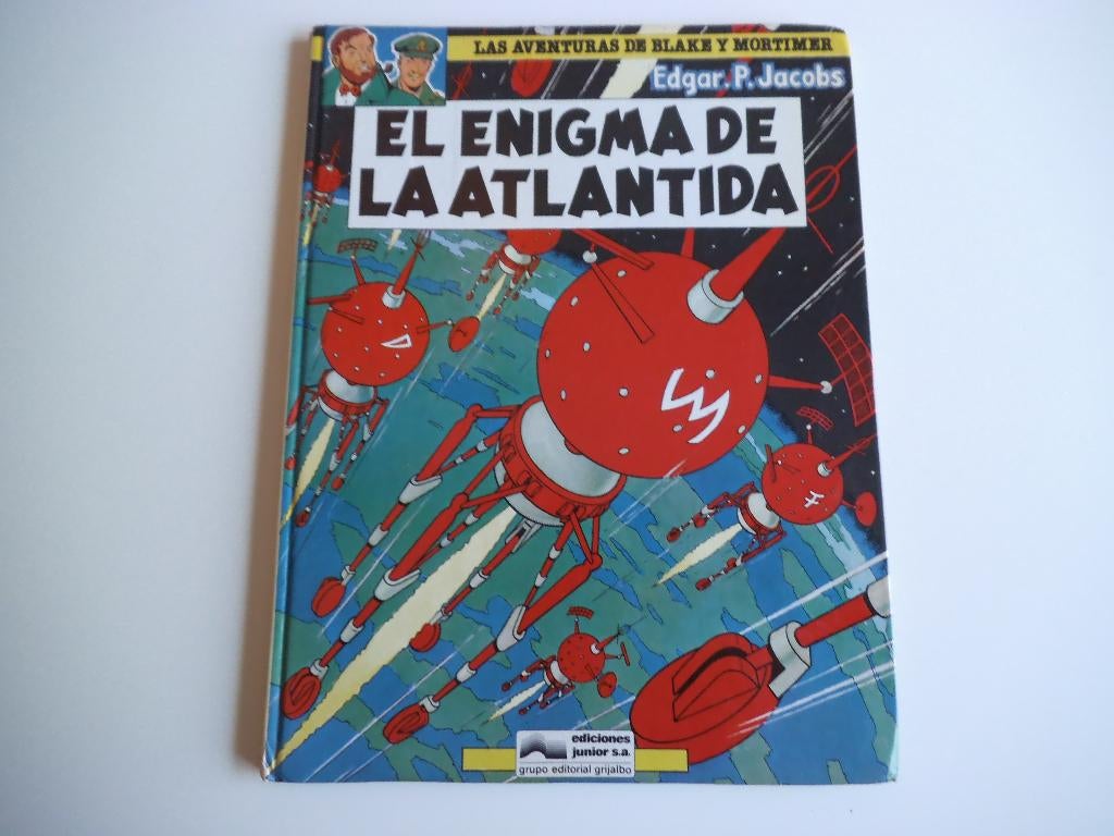 Blake et Mortimer El enigma de la atlantida HC 1984 espagnol, Livres, BD, Enlèvement ou Envoi, Edgar P. Jacobs, Une BD, Utilisé