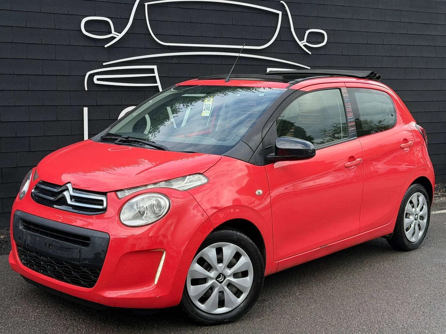 Citroën C1 1.0 VTi+CABRIOLET+MOTEUR TOYOTA+EURO 5B, Rouge, Euro 5, 998 cm³, Entreprise